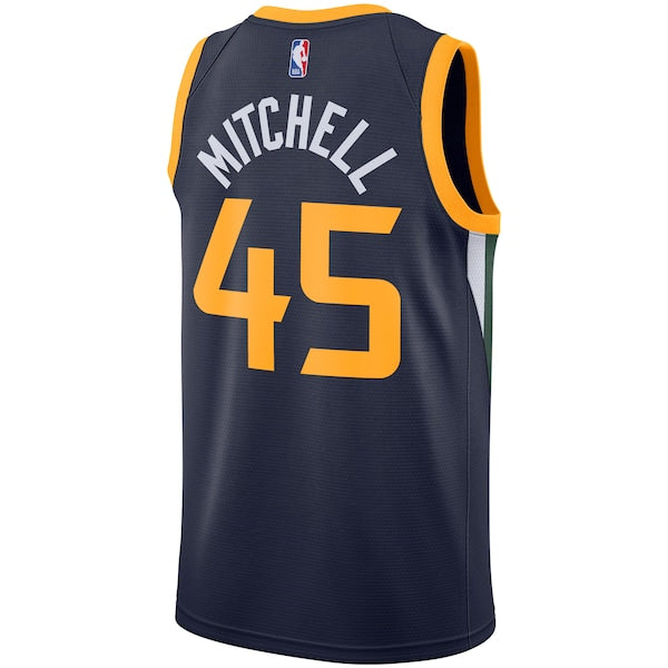 Donovan Mitchell Utah Jazz Nike 2020/21 Swingman Jersey - Navy - Icon Edition - Image 3