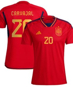 Daniel Carvajal Spain National Team adidas 2022/23 Home Replica Jersey - Red