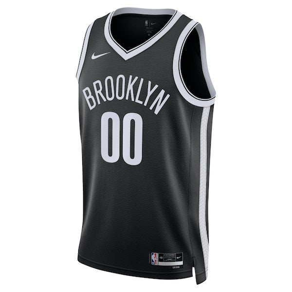 Brooklyn Nets Nike Unisex Swingman Custom Jersey Black - Icon Edition - Image 2