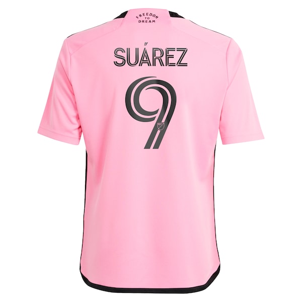 Luis Su¨¢rez Inter Miami CF adidas Youth 2024 2getherness Replica Player Jersey - Pink - Image 3