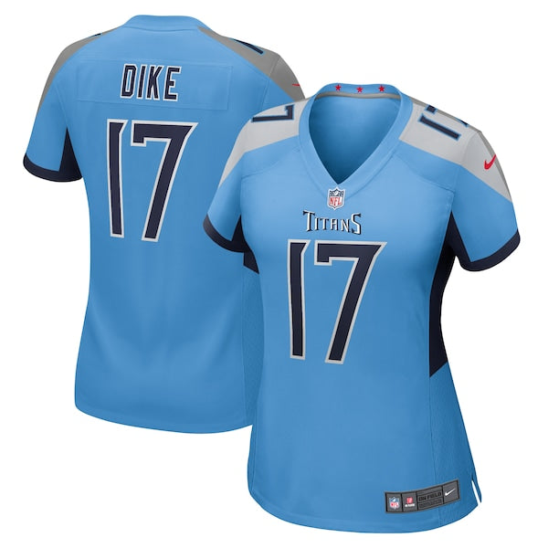 Chimere Dike Tennessee Titans Nike Women's Team Game Jersey - Light Blue