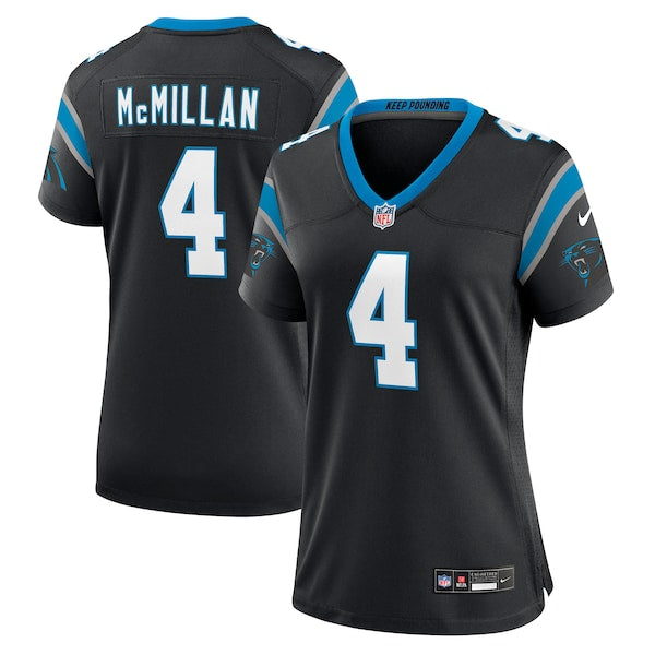 Tetairoa McMillan Carolina Panthers Nike Women's Team Game Jersey - Black - Image 2