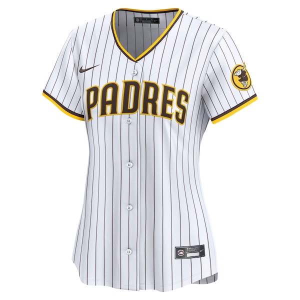 San Diego Padres Nike Women's Home Limited Jersey - White - Image 2