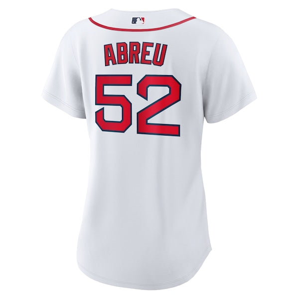 Wilyer Abreu Boston Red Sox Nike Women's Home Replica Jersey - White - Image 3