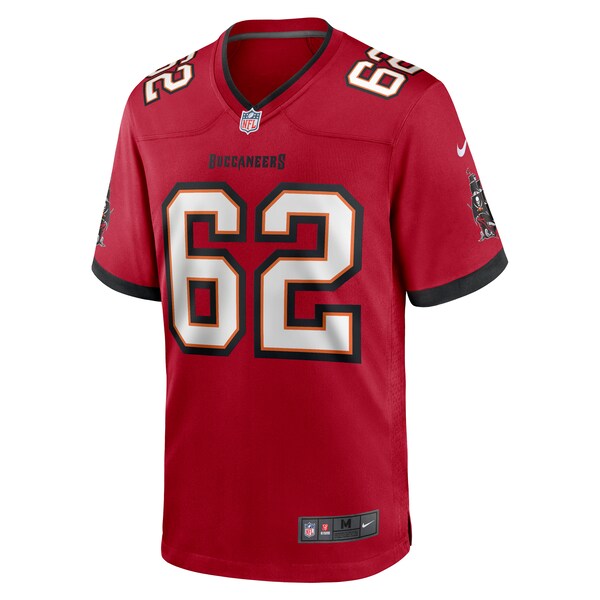 Graham Barton Tampa Bay Buccaneers Nike 2024 NFL Draft First Round Pick Player Game Jersey - Red - Image 2