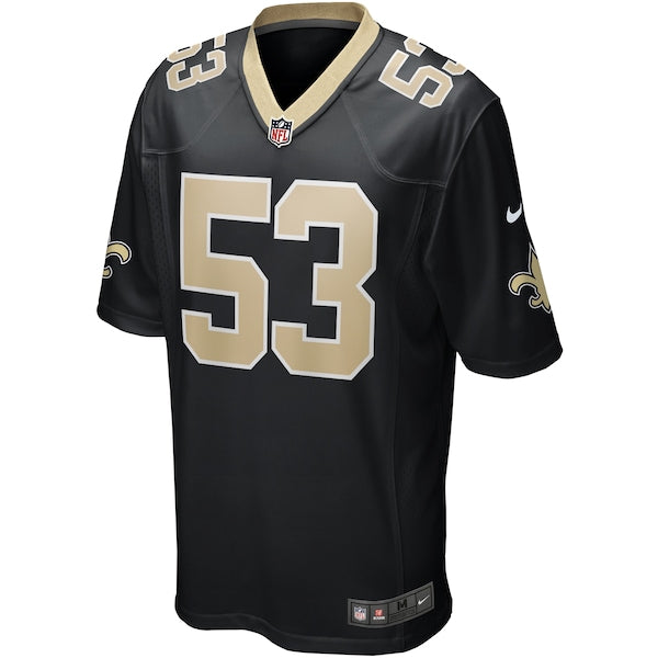 Zack Baun New Orleans Saints Nike Game Player Jersey - Black - Image 2