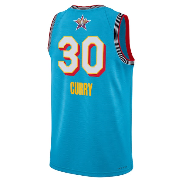 Stephen Curry Jordan Brand Unisex 2025 NBA All-Star Game Swingman Player Jersey - Light Blue - Image 3