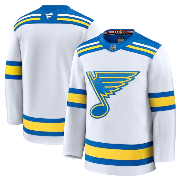 St. Louis Blues Away Premium Jersey - White/Blue