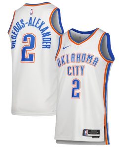 Shai Gilgeous-Alexander Oklahoma City Thunder Nike Unisex Swingman Jersey - Association Edition - White/Blue