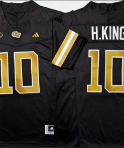 Haynes King NCAA Georgia Tech Yellow Jackets Adidas Vapor Limited Jersey