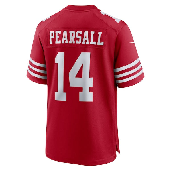 Ricky Pearsall San Francisco 49ers Nike 2024 NFL Draft First Round Pick Player Game Jersey - Scarlet - Image 3