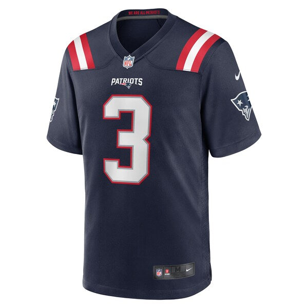Demario Douglas New England Patriots Nike Game Jersey - Navy - Image 3