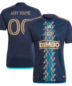 Philadelphia Union adidas 2024 The XV Kit Replica Custom Jersey?¨C Navy