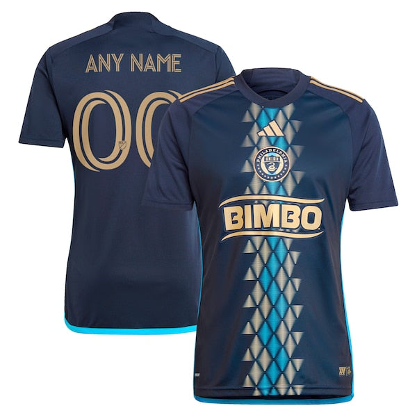 Philadelphia Union adidas 2024 The XV Kit Replica Custom Jersey?ยจC Navy