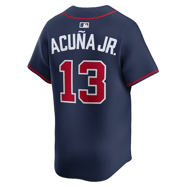 Ronald Acu?a Jr. Atlanta Braves Nike Alternate Limited Jersey - Navy - Image 3