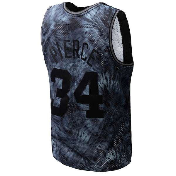 Paul Pierce Boston Celtics Hardwood Classics 2007/08 Tie-Dye Swingman Jersey - Black - Image 3