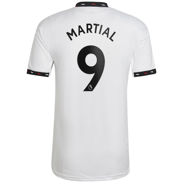 Anthony Martial Manchester United adidas 2022/23 Away Replica Player Jersey - White - Image 3