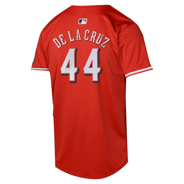 Elly De La Cruz Cincinnati Reds Nike Youth Alternate Limited Player Jersey?ยจC Red - Image 3