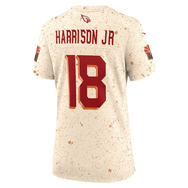 Marvin Harrison Jr. Arizona Cardinals Nike Women's 2025 Rivalries Collection Game Jersey - Natural - Image 3
