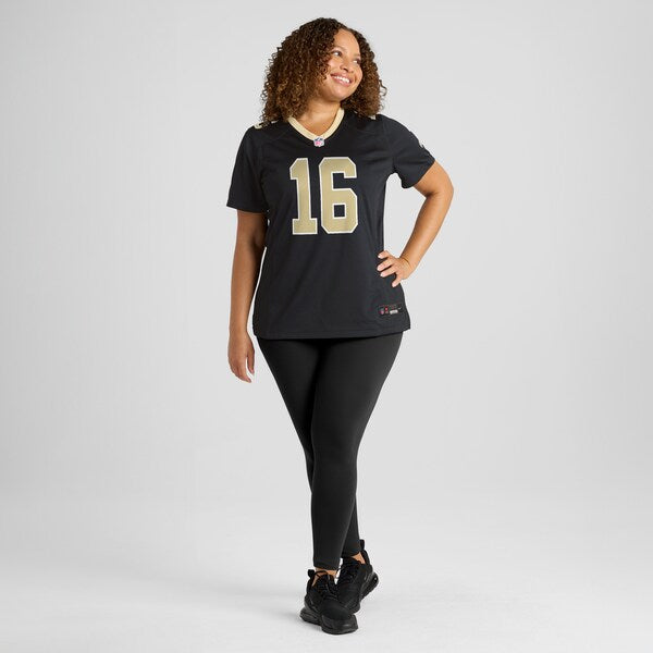 Bub Means New Orleans Saints Nike Women's Game Jersey - Black - Image 6