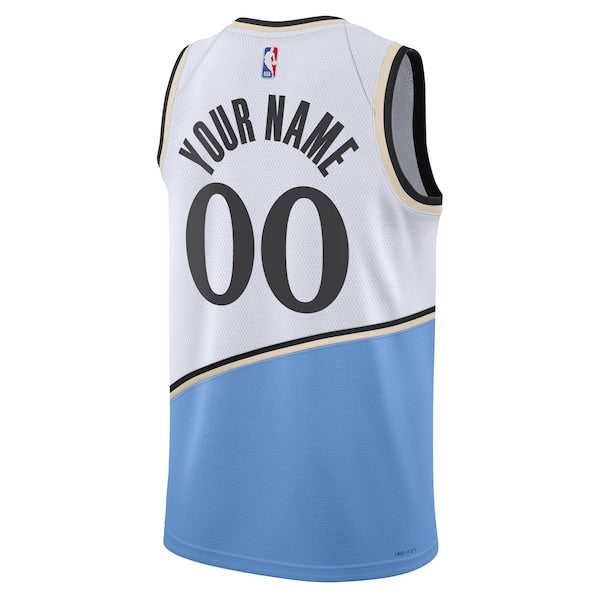 Atlanta Hawks Nike Unisex 2024/25 Custom Swingman Jersey - City Edition - White - Image 3