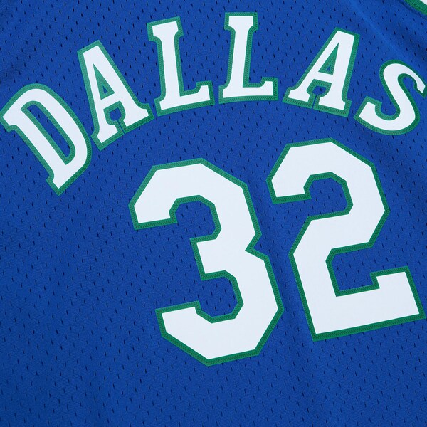 Jamal Mashburn Dallas Mavericks 2001/02 Hardwood Classics Swingman Jersey - Blue - Image 4
