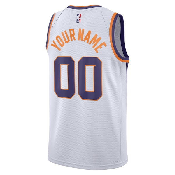 Phoenix Suns Nike Unisex 2022/23 Swingman Custom Jersey White - Association Edition - Image 3