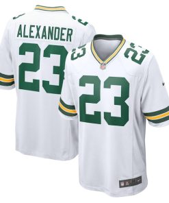 Alternative view of Jaire Alexander Green Bay Packers Nike Game Player Jersey - White/Green