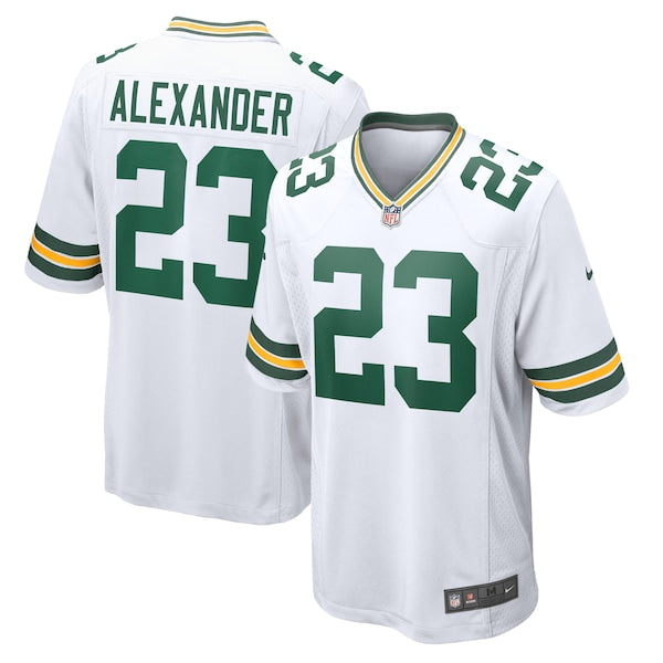 Jaire Alexander Green Bay Packers Nike Game Player Jersey - White/Green - Image 2