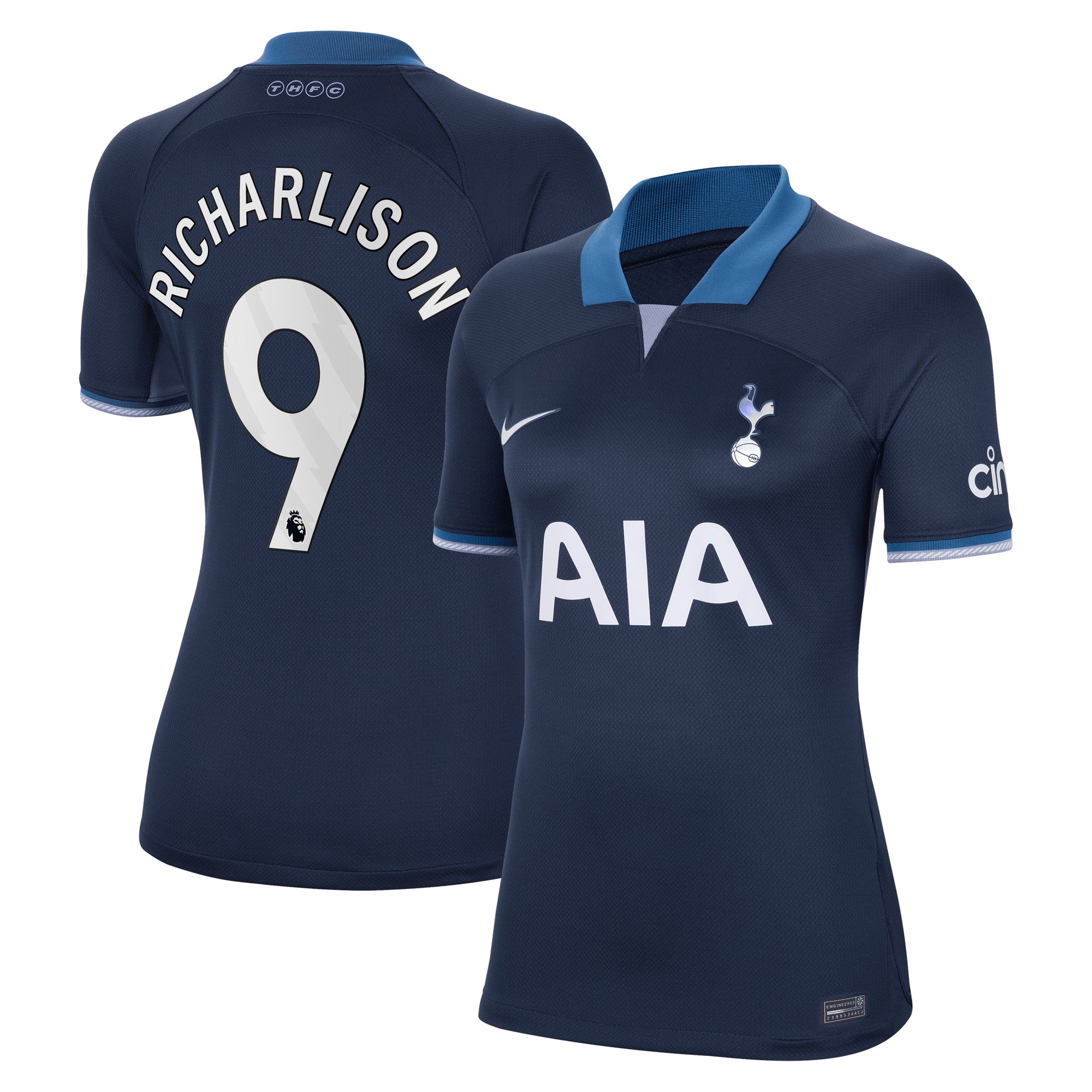 Richarlison Tottenham Hotspur Nike Women's Home 2023/24 Replica Player Jersey - White/Navy/Tan - Image 7