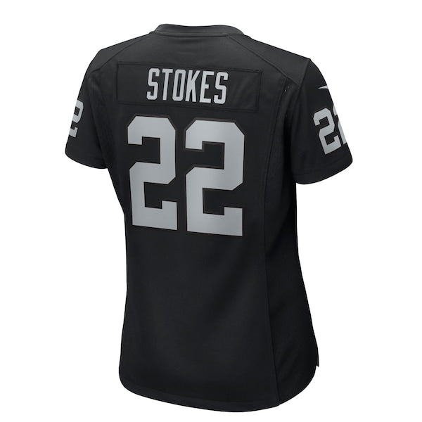 Eric Stokes Las Vegas Raiders Nike Women's Team Game Jersey - Black - Image 3