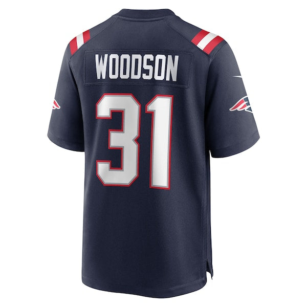 Craig Woodson New England Patriots Nike Team Game Jersey - Navy - Image 3