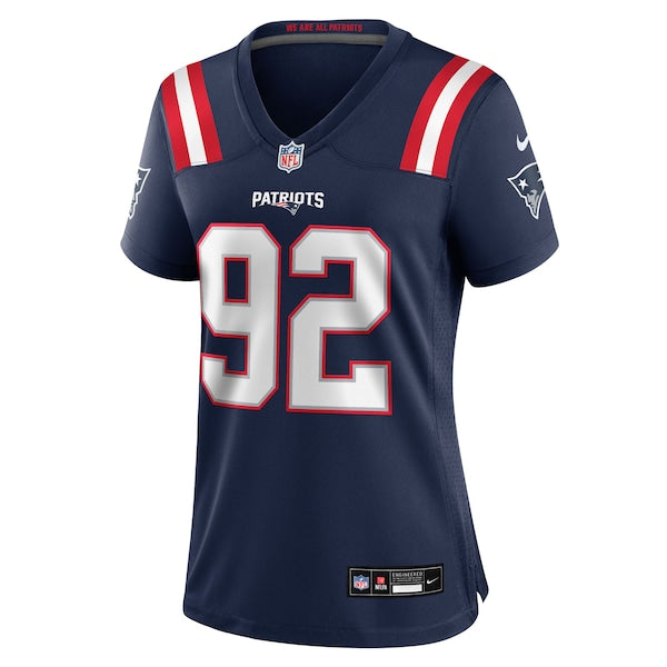 Joshua Farmer New England Patriots Nike Women's Team Game Jersey - Navy - Image 3
