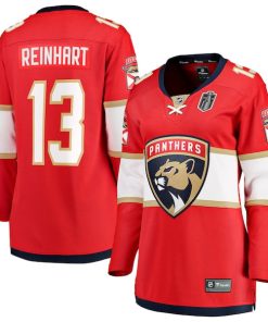 Sam Reinhart Florida Panthers  Women's 2025 Stanley Cup Final Home Breakaway Player Jersey - Red