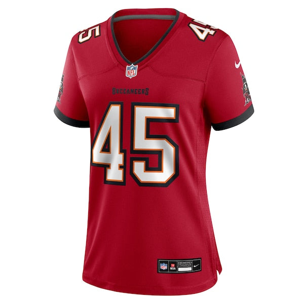 Deion Jones Tampa Bay Buccaneers Nike Women's Team Game Jersey - Red - Image 2