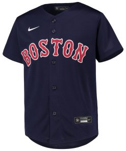Alternative view of Rafael Devers Boston Red Sox Nike Youth Alternate Replica Player Jersey - Navy