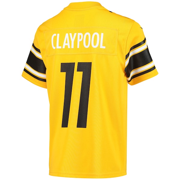 Chase Claypool Pittsburgh Steelers Nike Youth Inverted Team Game Jersey - Gold - Image 3