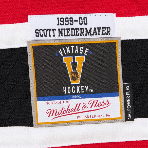 Scott Niedermayer New Jersey Devils Big & Tall 1999/00 Blue Line 2.0 Jersey - Red - Image 8