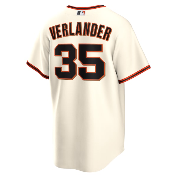 Justin Verlander San Francisco Giants Nike Home Replica Jersey - Cream - Image 3