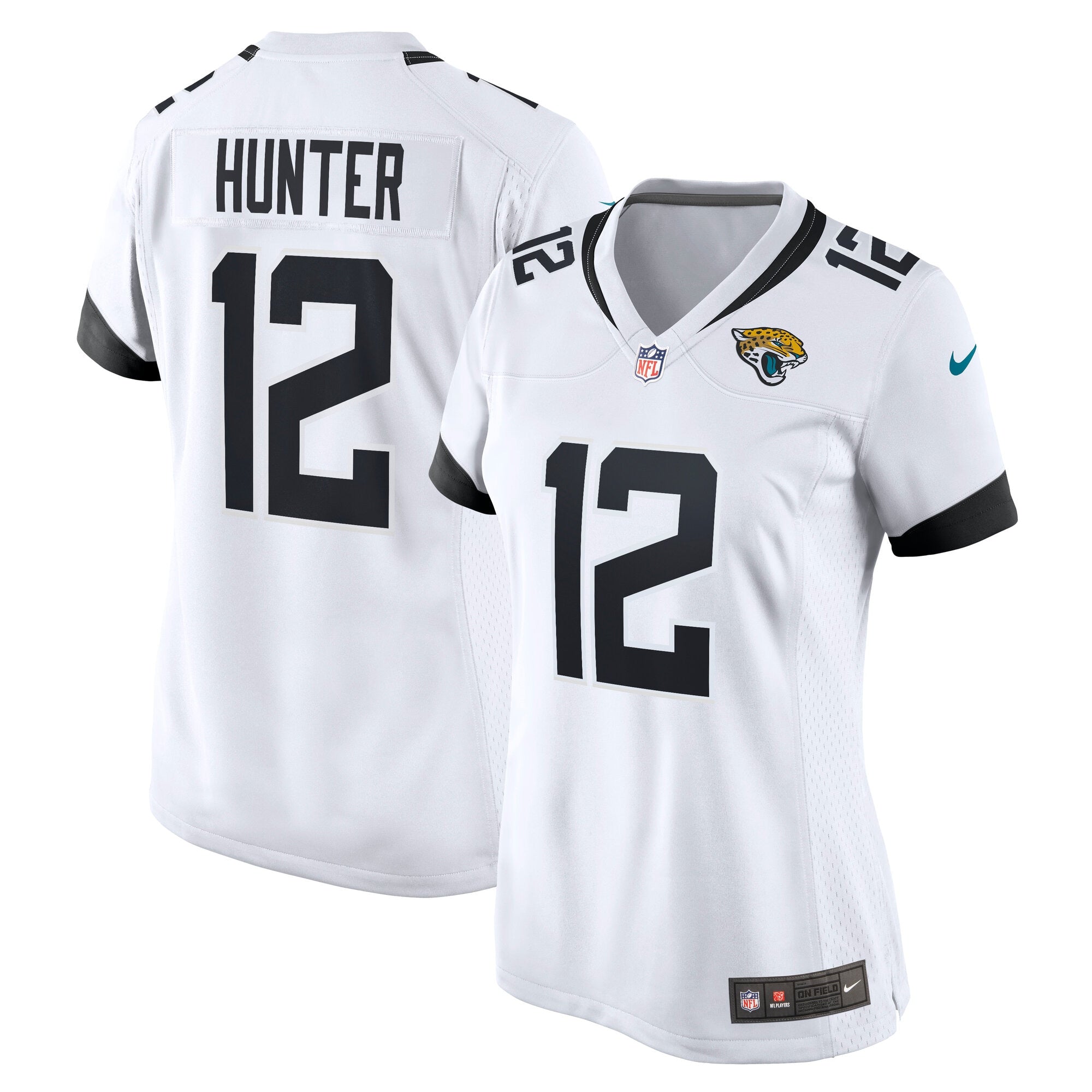 Travis Hunter Jacksonville Jaguars Nike Women's Alternate Game Jersey - Black/Teal/White - Image 8