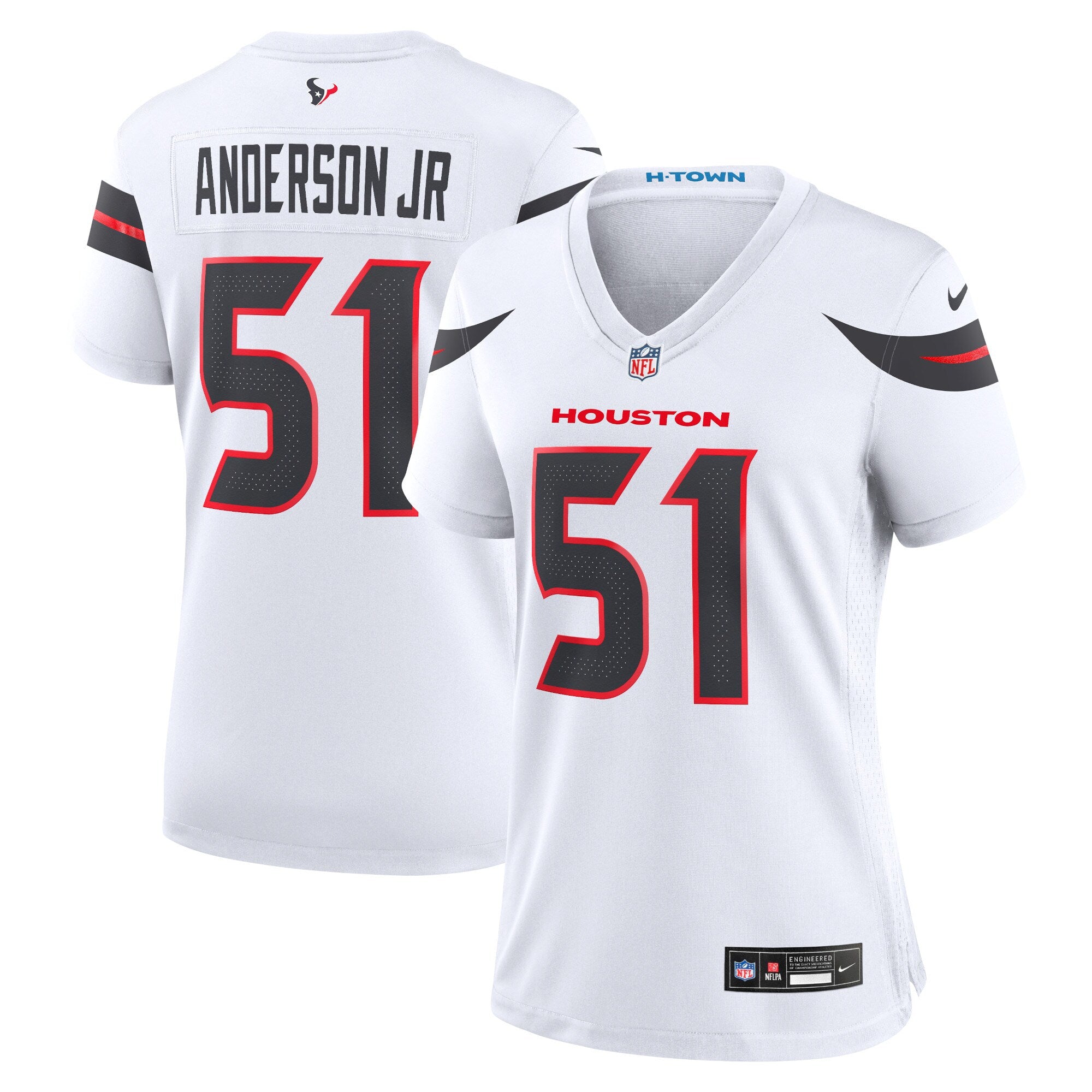 Will Anderson Jr. Houston Texans Nike Women's Alternate Game Jersey - Red - Image 6