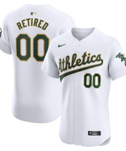 Oakland Athletics Nike Home Elite Pick-A-Player Retired Roster Jersey - White