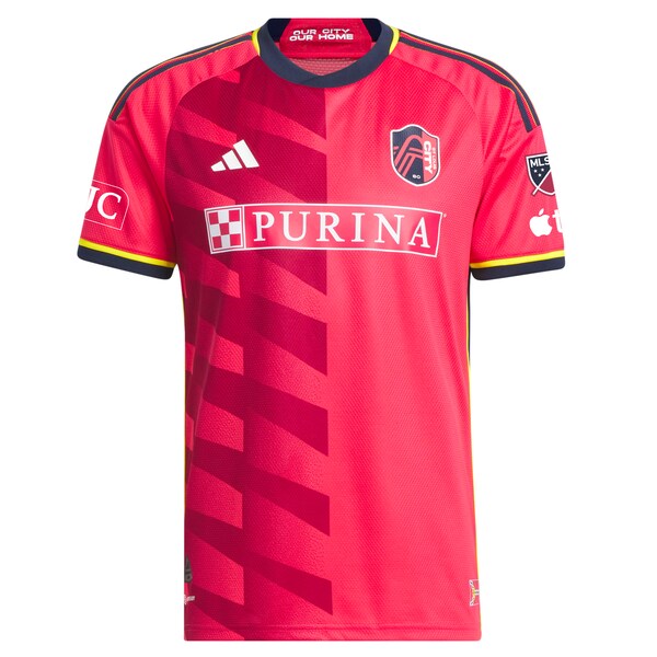 Eduard L?wen St. Louis City SC adidas 2024 The Spirit Kit Authentic Jersey - Red - Image 2