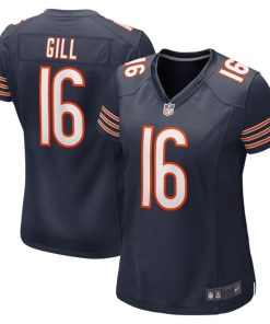 Trenton Gill Chicago Bears Nike Women's Game Player Jersey - Navy