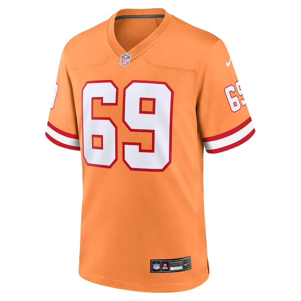 Cody Mauch Tampa Bay Buccaneers Nike Throwback Game Jersey - Orange - Image 2