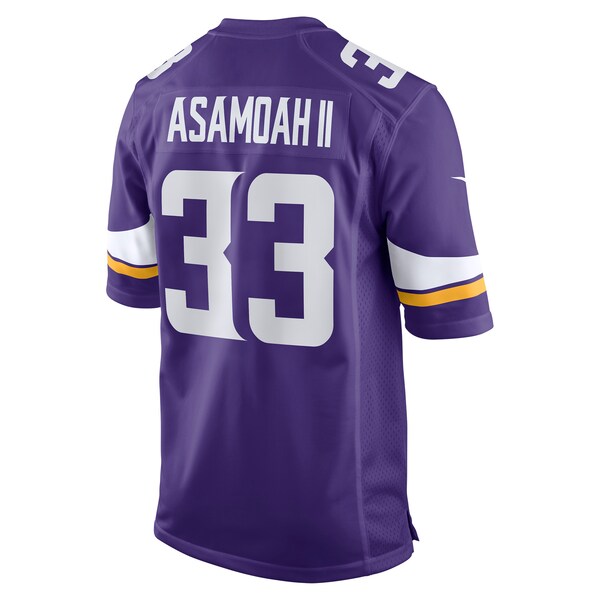 Brian Asamoah Minnesota Vikings Nike Player Game Jersey - Purple - Image 2