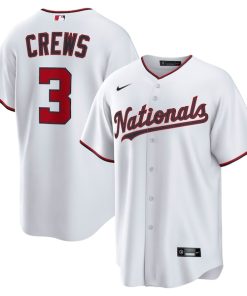 Dylan Crews Washington Nationals Nike Home Replica Jersey - White