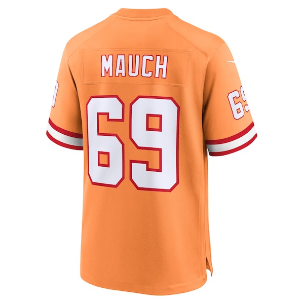 Cody Mauch Tampa Bay Buccaneers Nike Throwback Game Jersey - Orange - Image 3