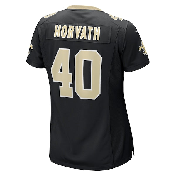 Zander Horvath New Orleans Saints Nike Women's Game Jersey - Black - Image 3
