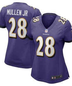 Trayvon Mullen Jr. Baltimore Ravens Nike Women's Team Game Jersey -  Purple